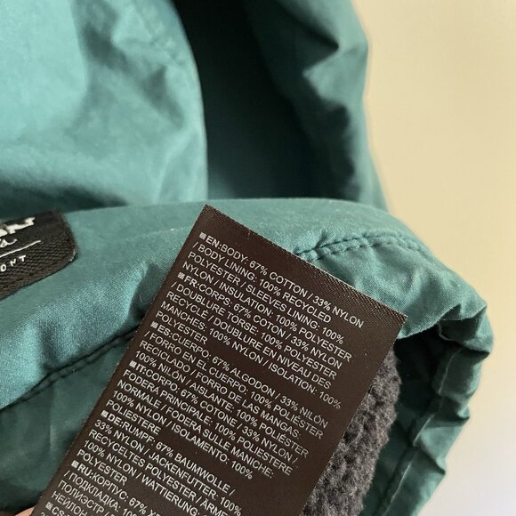 Burton Men S Green Sherpa Fleece Outdoor Winter Snap Front Ridge Lined Shirt - Picture 10 of 15